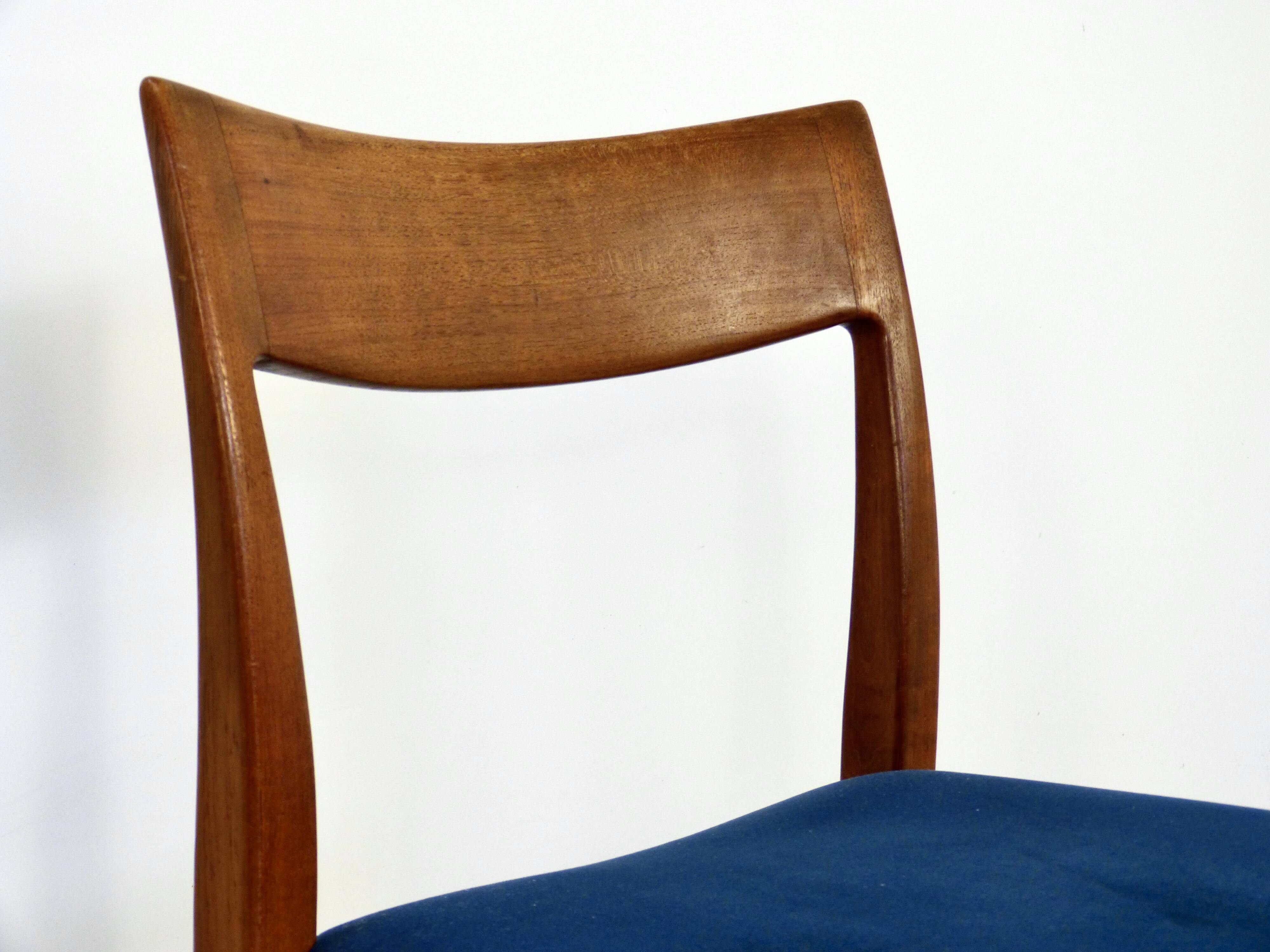 Mid-Century Modern Swedish Teak Dining Chairs by Nils Jonsson for Troeds,