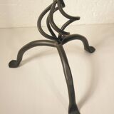 Wrought iron candle holder 80 cm