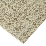 Handmade one-of-a-kind oriental beige carpet 197 cm x 300 cm