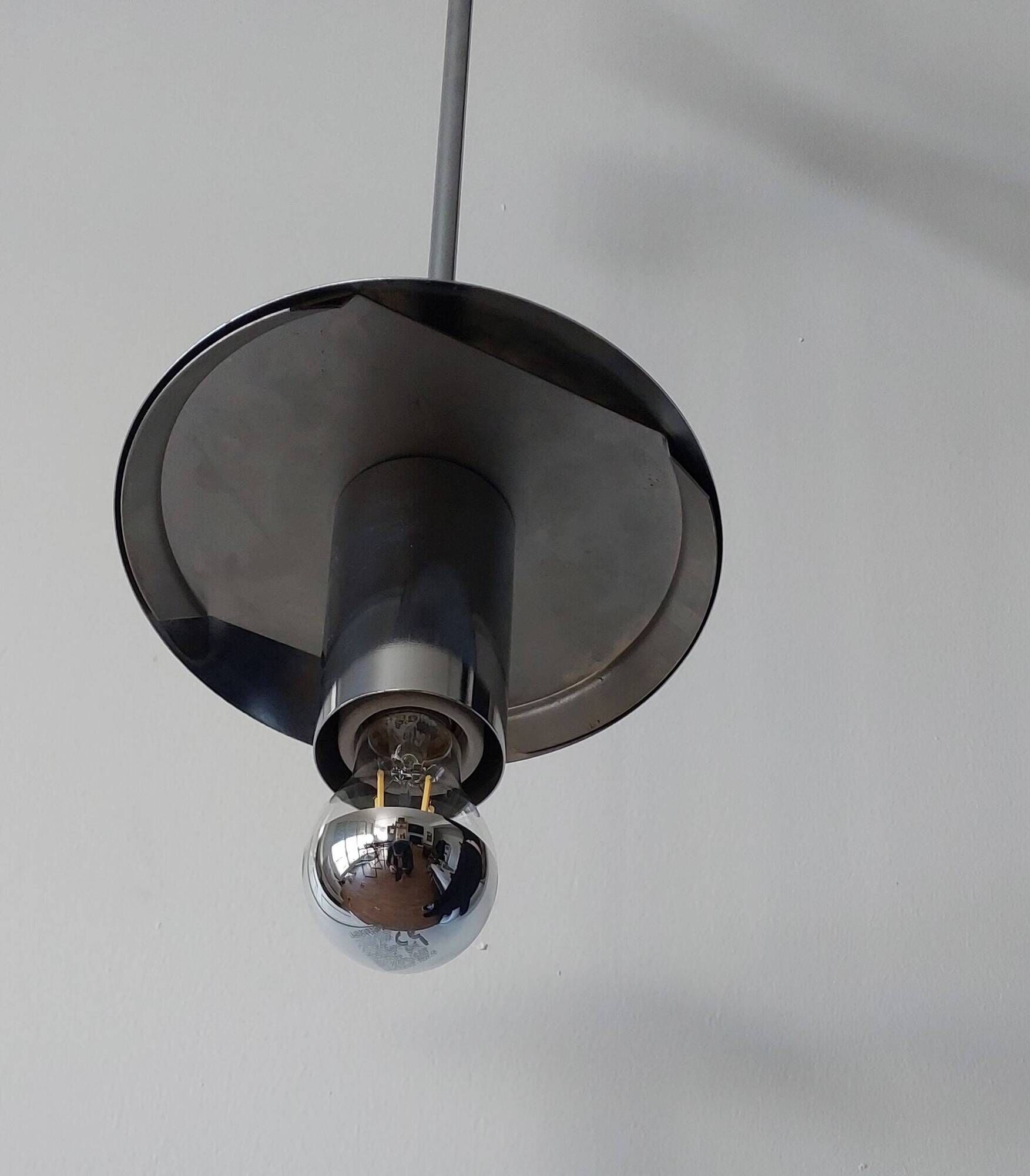 Bahaus style chandelier brand AKA electric, GDR 1970's