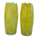 Pair of blown glass vases Clichy Legras