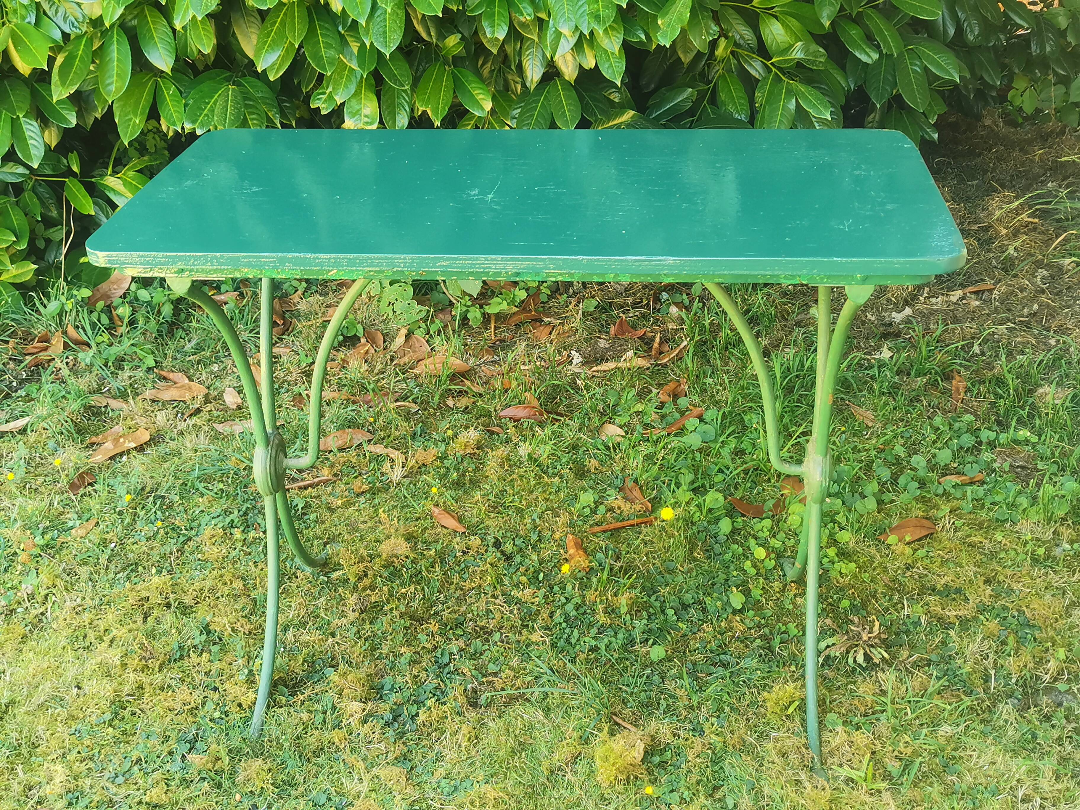 Table de jardin "vintage 50"