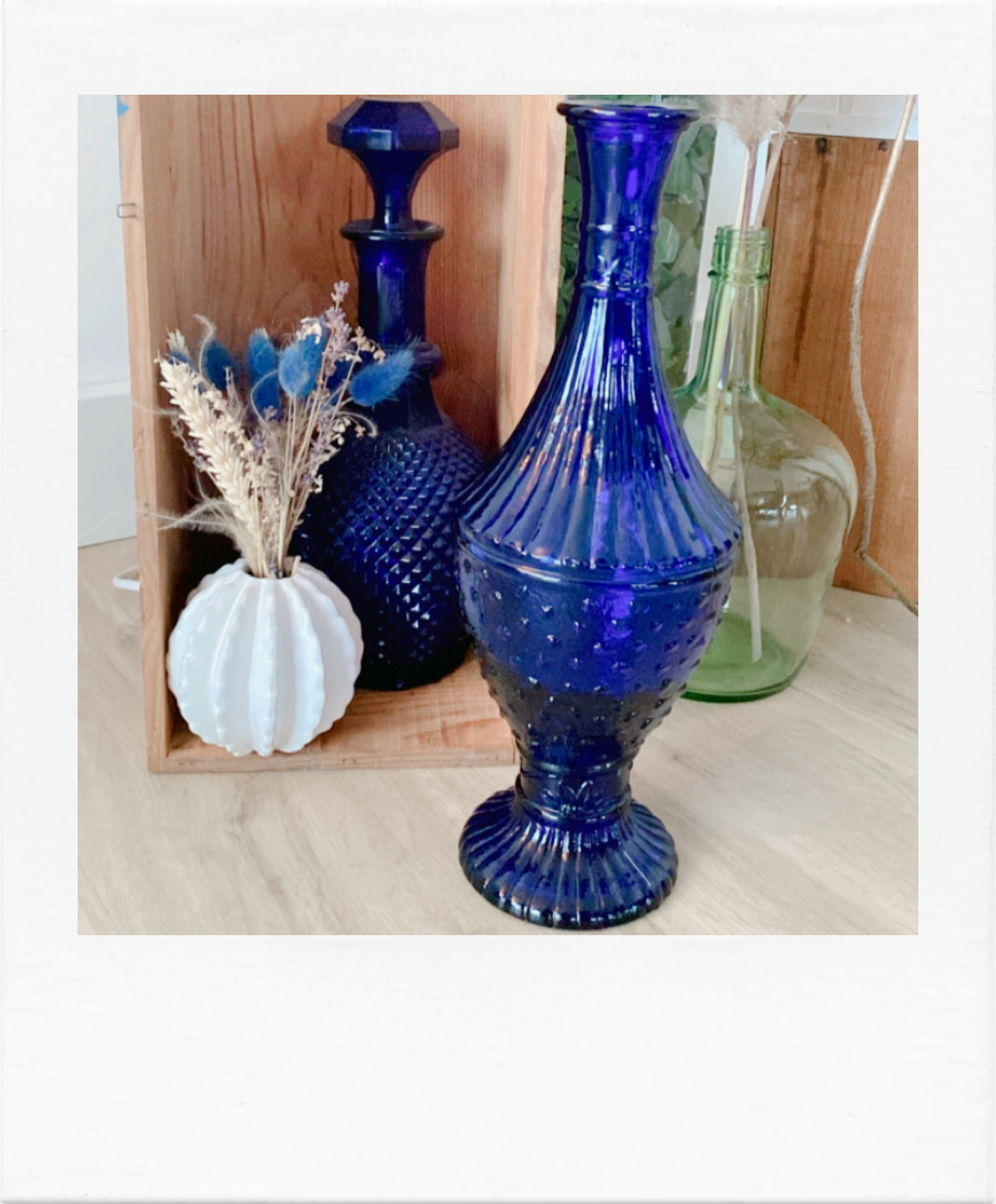 Vase bleu outremer