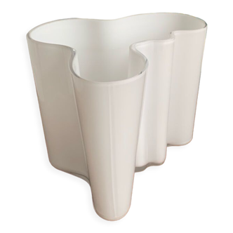 Vase alavar Aalto white 120mm italia