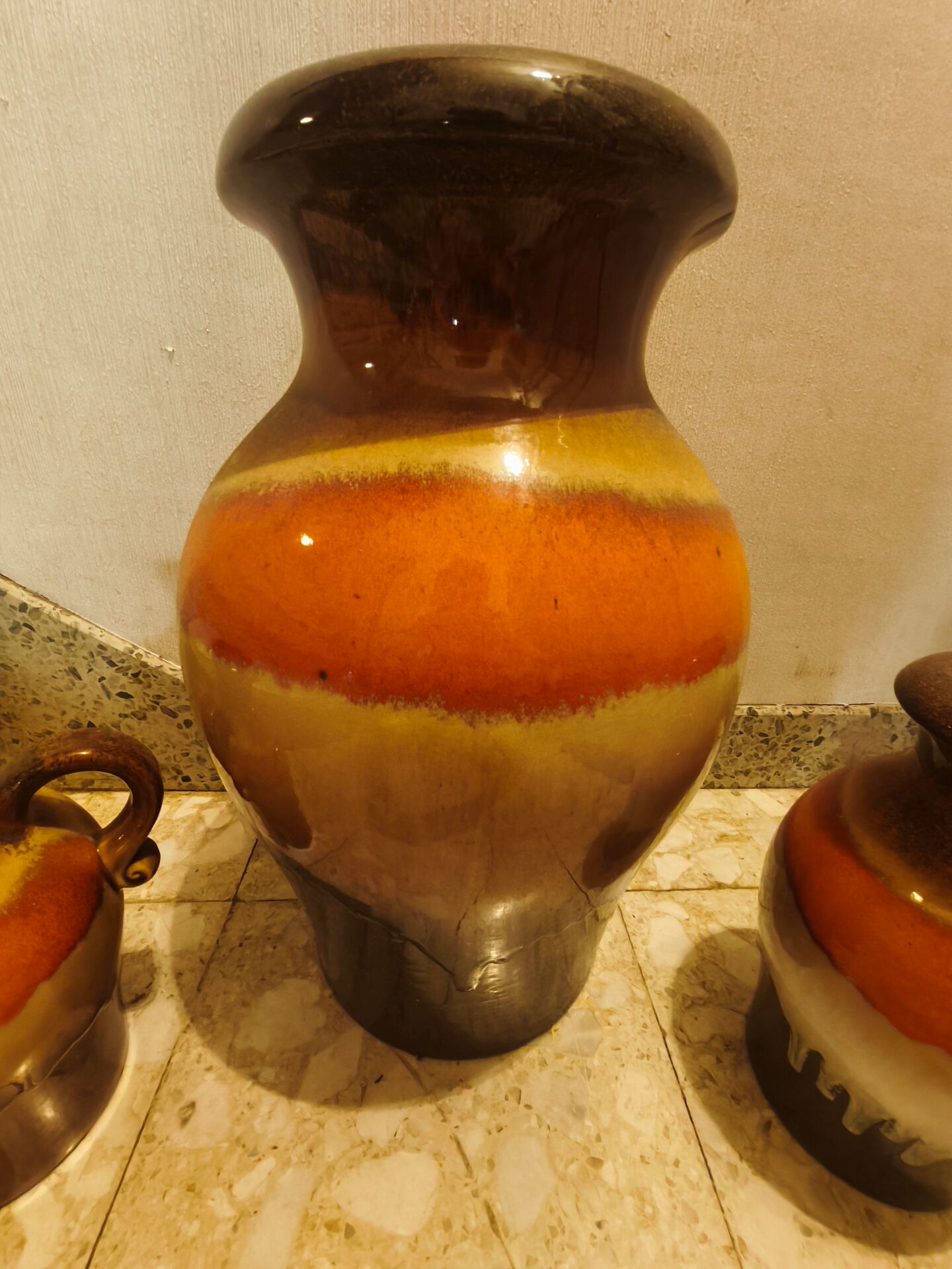 Set of vintage ceramic vases West Germany