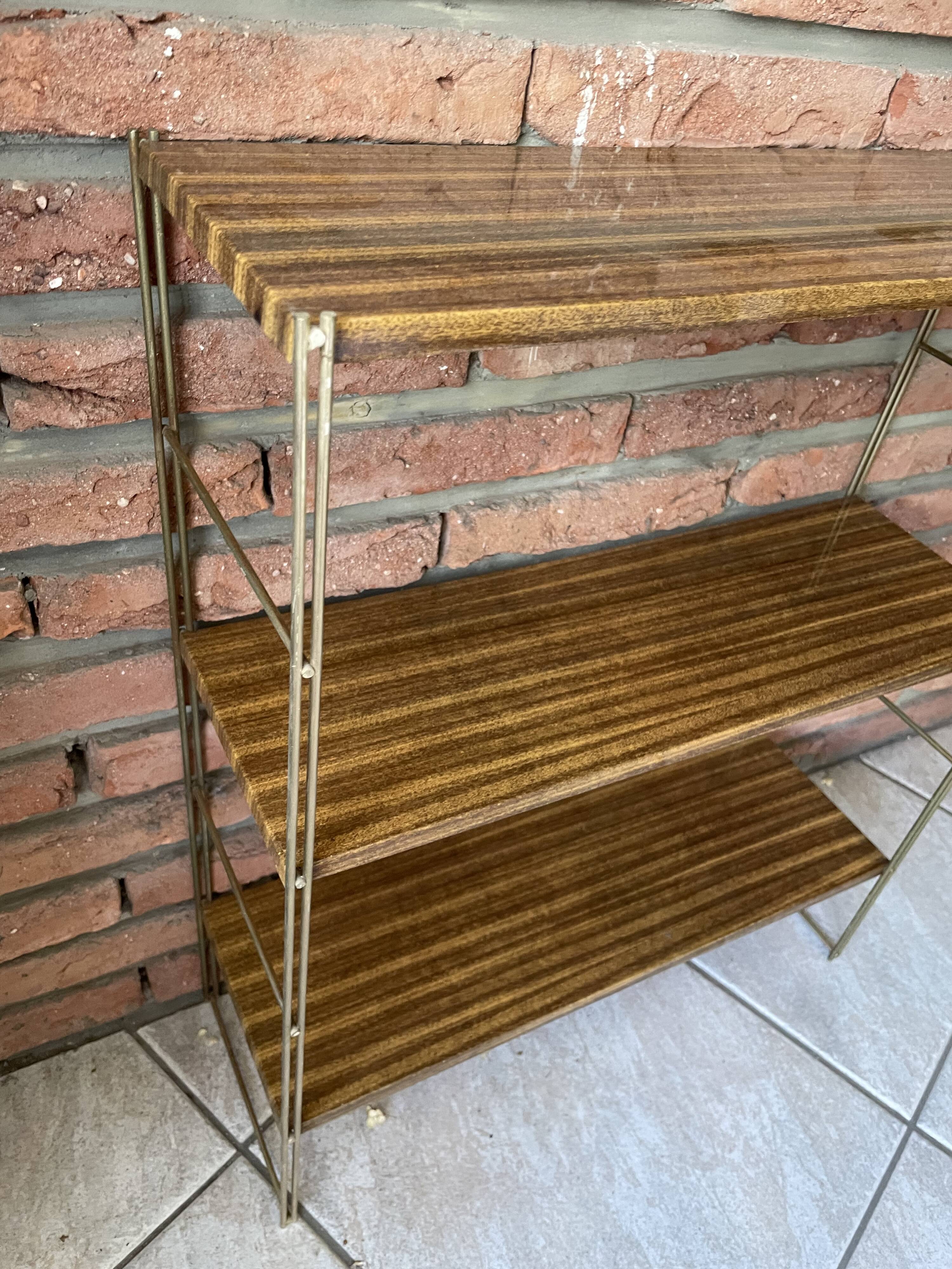 Iron and sheet metal shelf