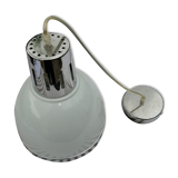 White and chrome industrial suspension