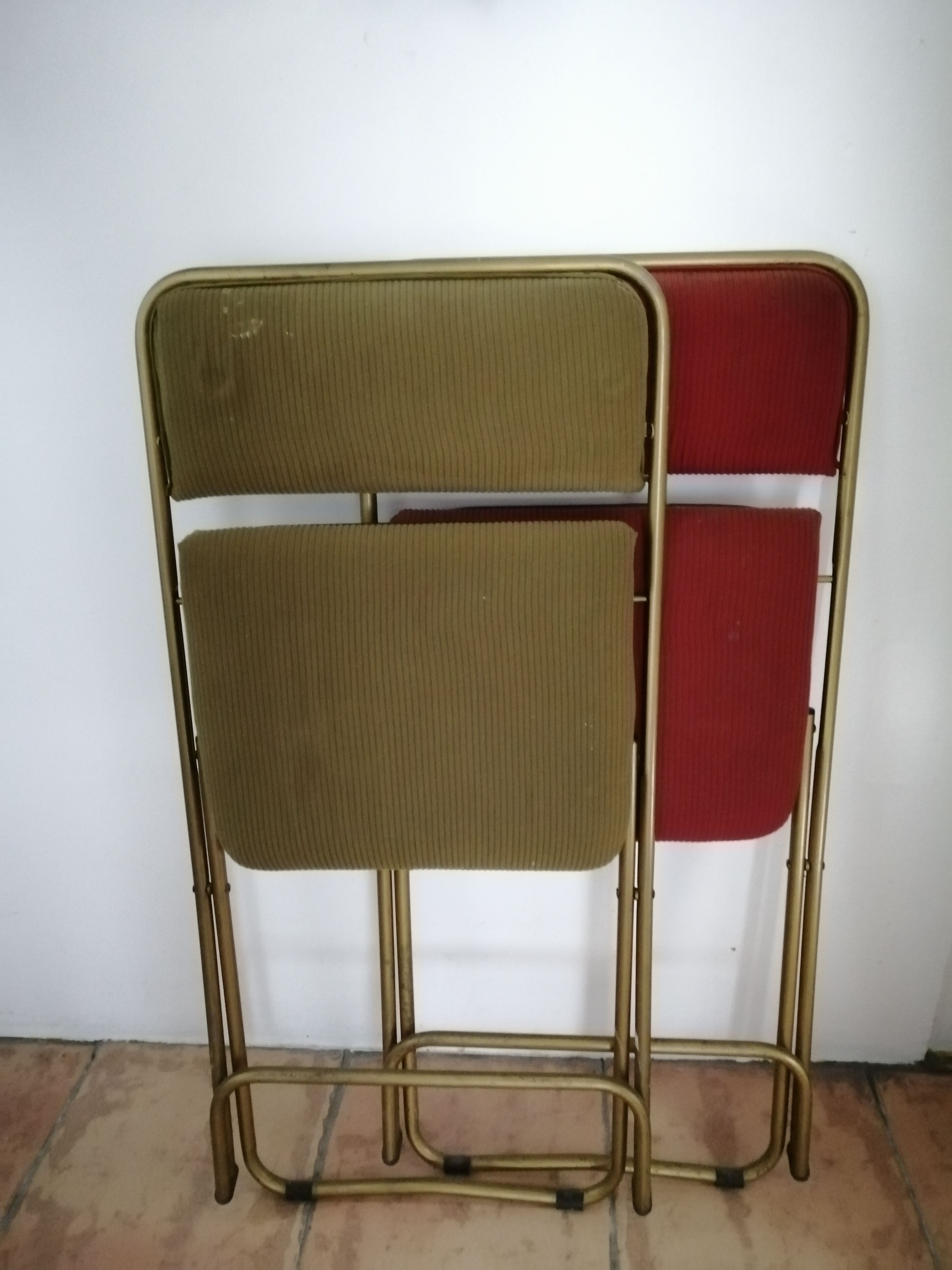 Pair folding chairs "Lafuma"