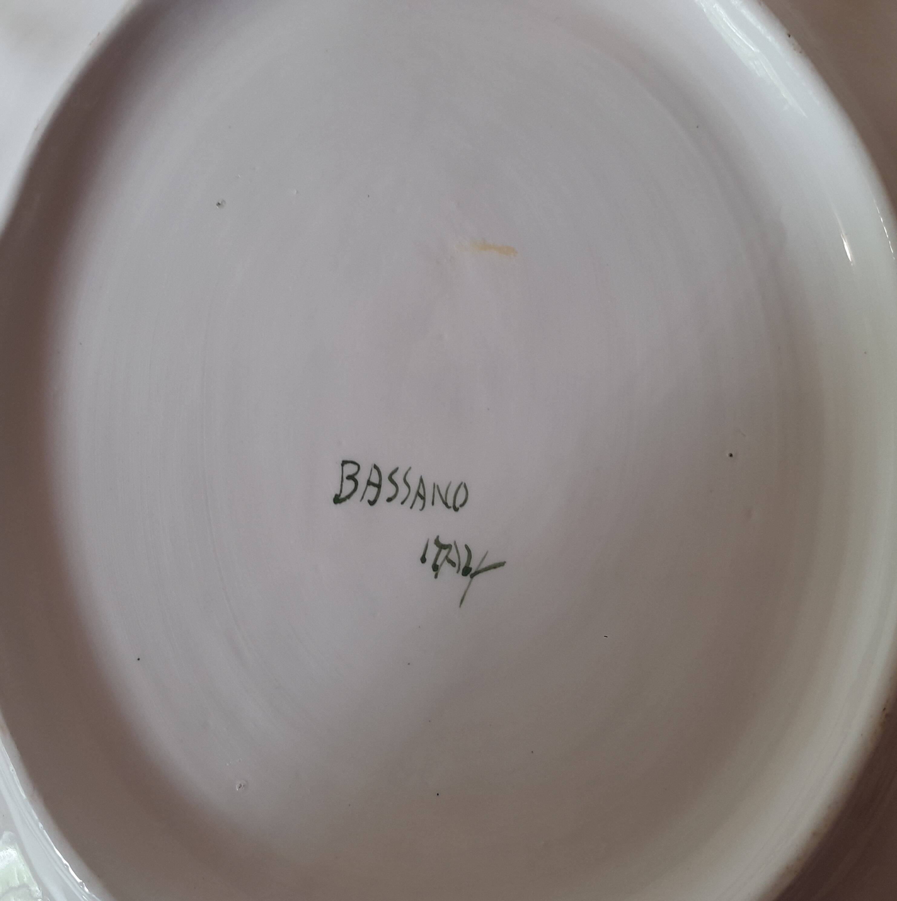 Bassano ceramic dish