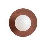ALBA wall light in Moca concrete