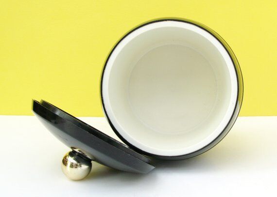 Ice bucket black and gold