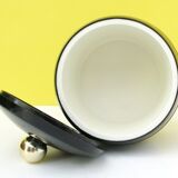 Ice bucket black and gold