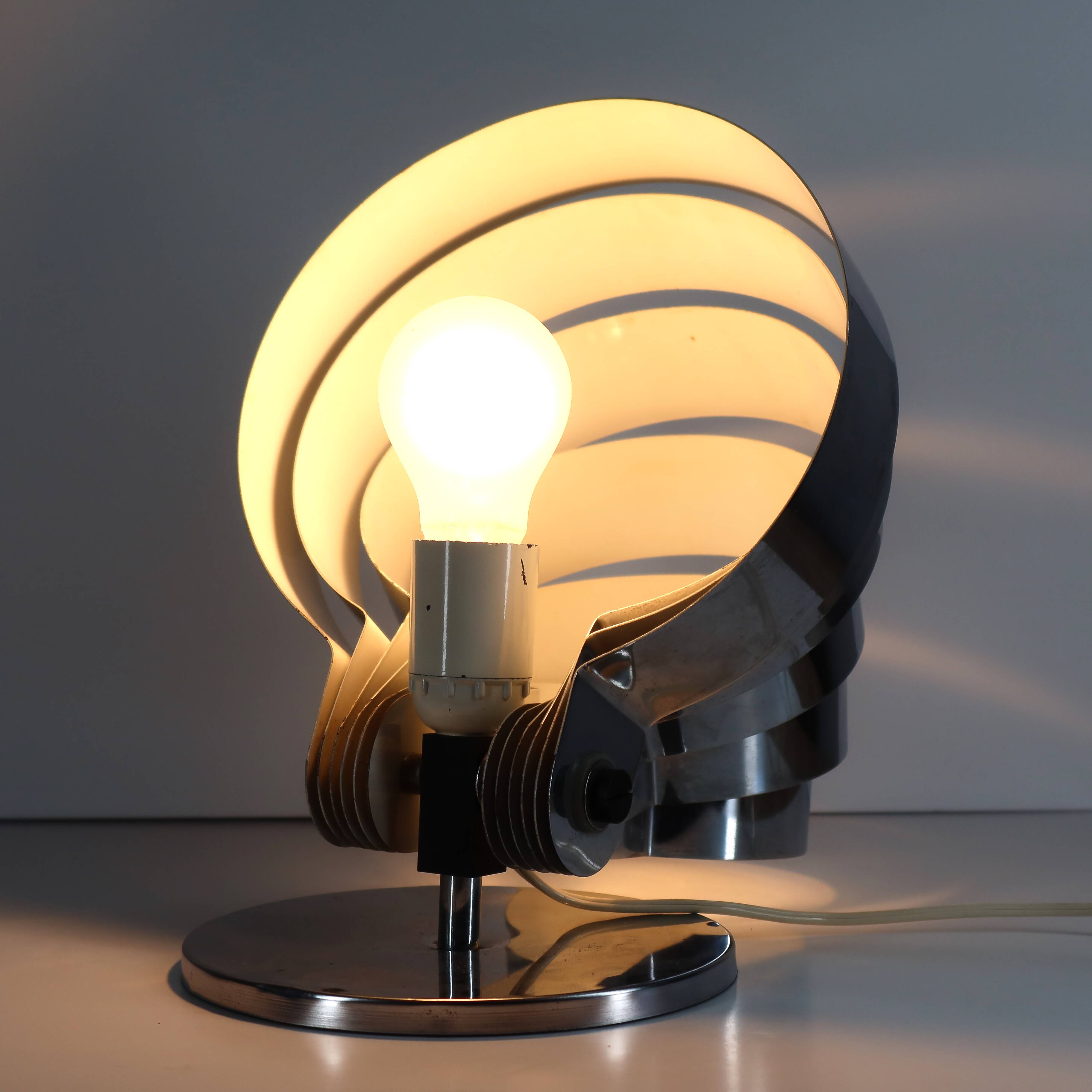 Visier Space Age Vintage Desk Lamp by ER Nele for Temde, Switzerland