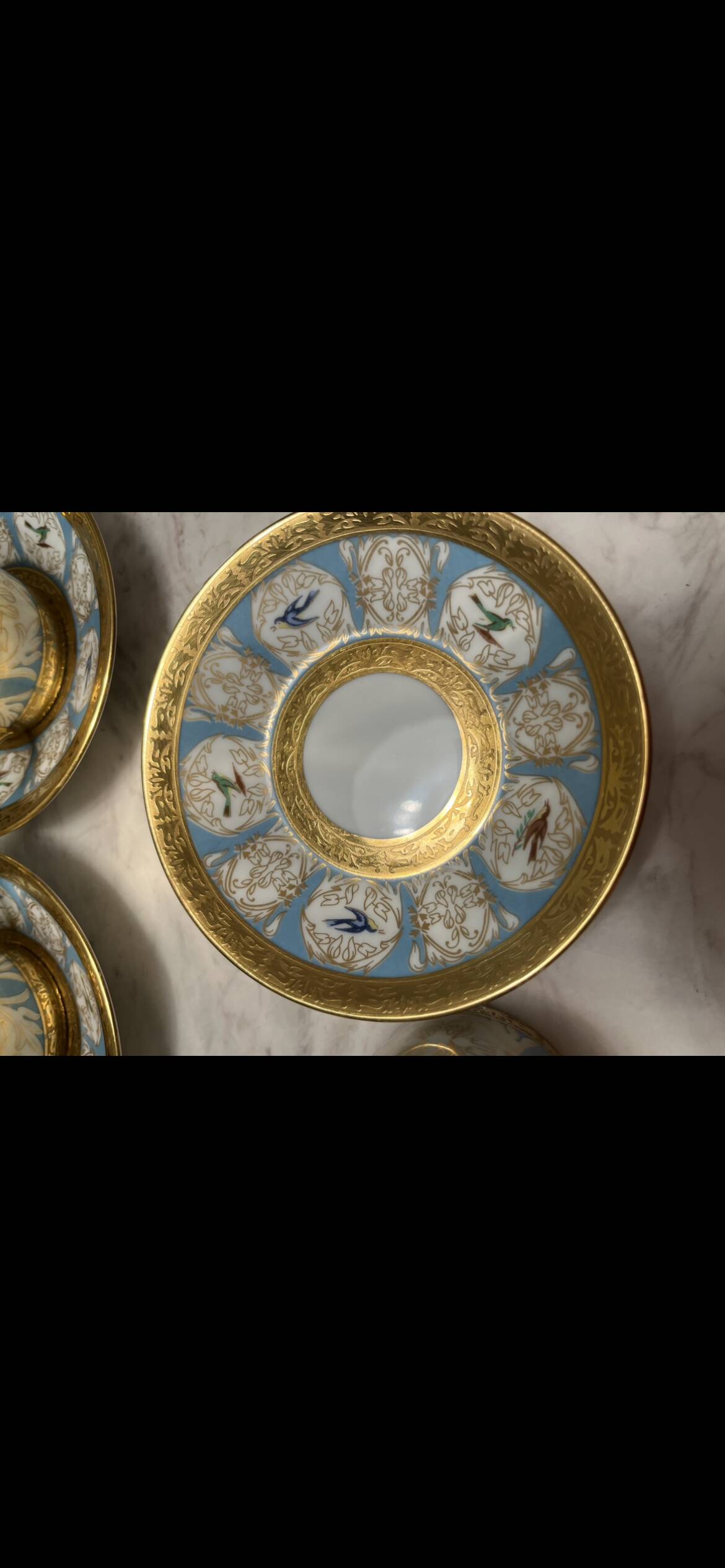 Haviland Parlon Plates and Coffee Cups Service