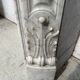 Louis XV style white Carrara marble fireplace, 19th century.