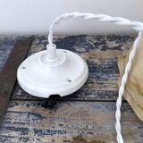 Marbled opaline pendant light