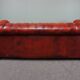 Chesterfield sofa 3 places in cowhide leather