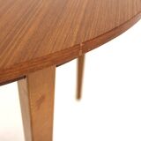 Table de salle à manger scandinave en teck, Suède, 1960