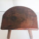 Farm stool 1/2 round vintage tripod