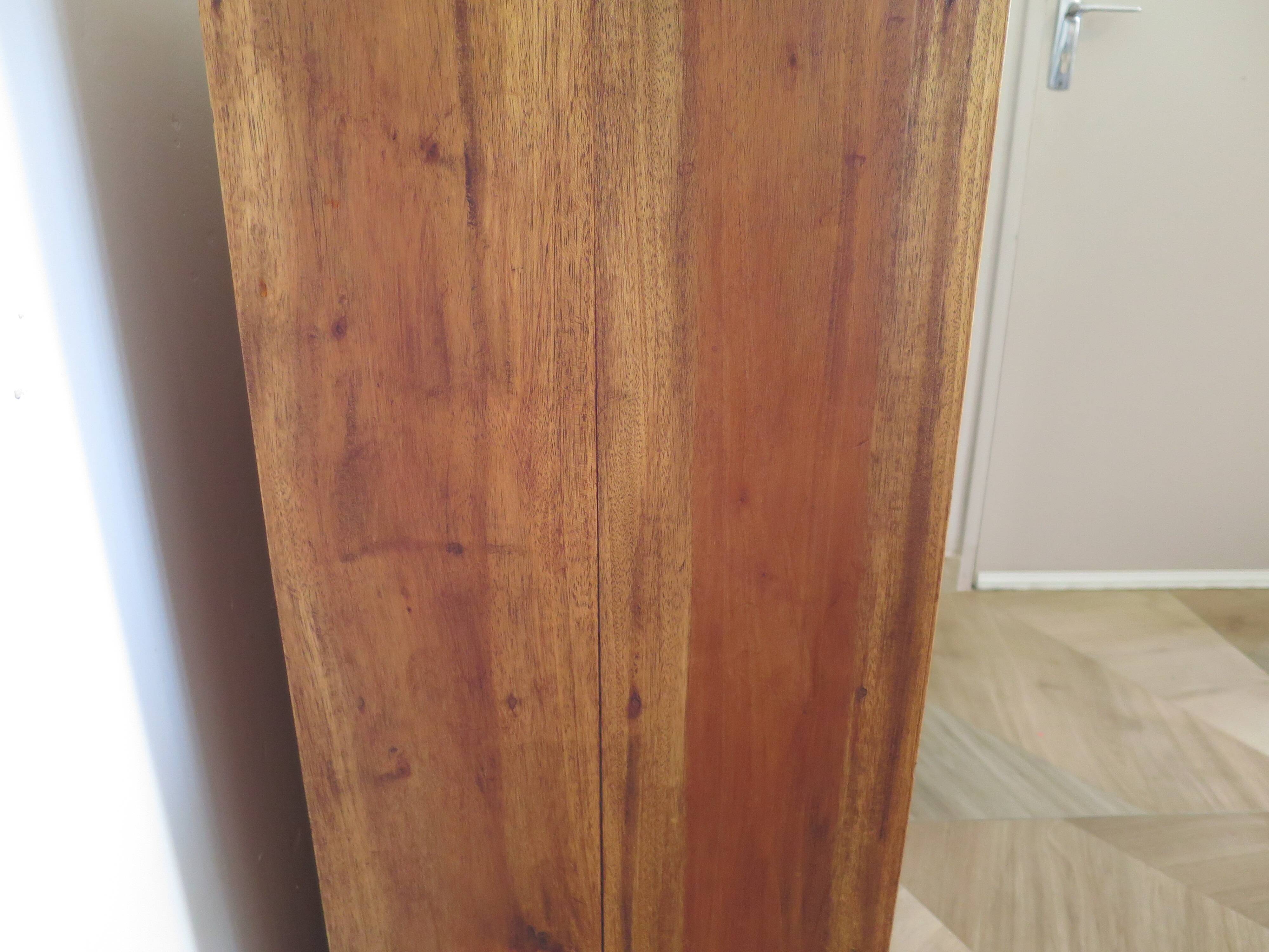 Shelf - bookcase - Bibus - exotic wood - solid wood - 3 levels - 2