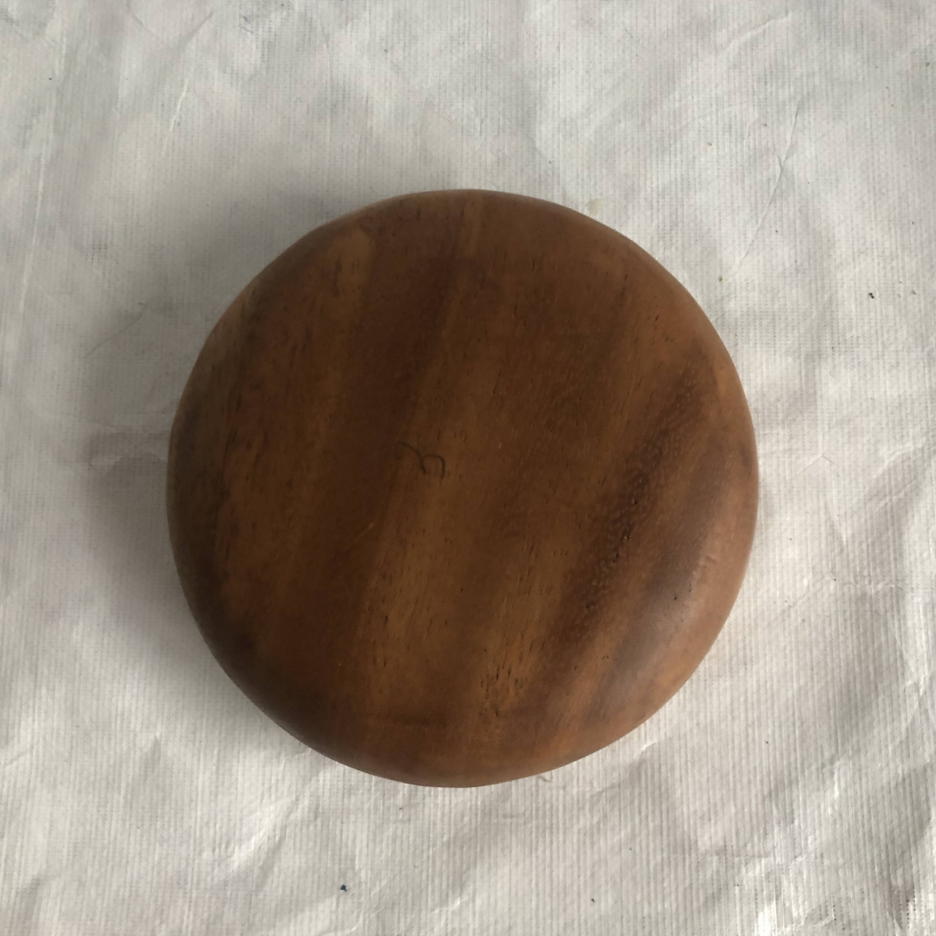 Vintage teak pocket tray