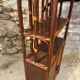 Shelves library in rattan and vintage cannage 70s