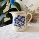 Milk pot or broc in Badonviller earthenware