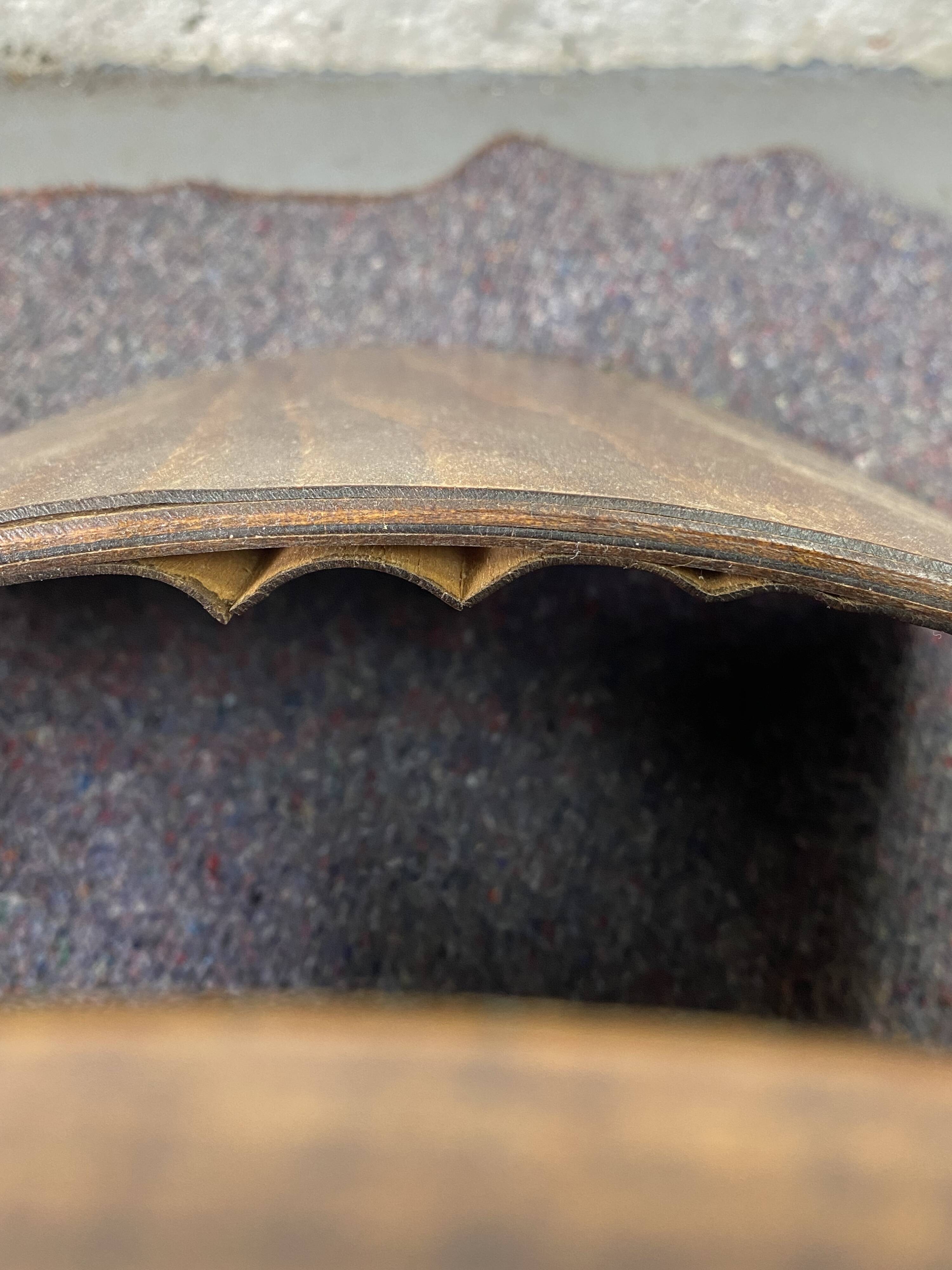 Set of 3 mismatched and damaged bistro chairs