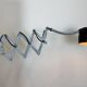 Grey Industrial Scissor Wall Lamp from Elektroinstala, 1960s