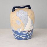 Stoneware vase, Riessner Stellmacher & Kessel, early 20th century, Bohemia