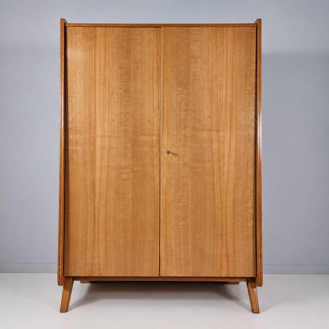 Vintage Wardrobe in Ash by Tatra Nabytok, 1970s