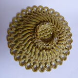 woven ceramic cup signed Foucard Jourdan Vallauris 1950