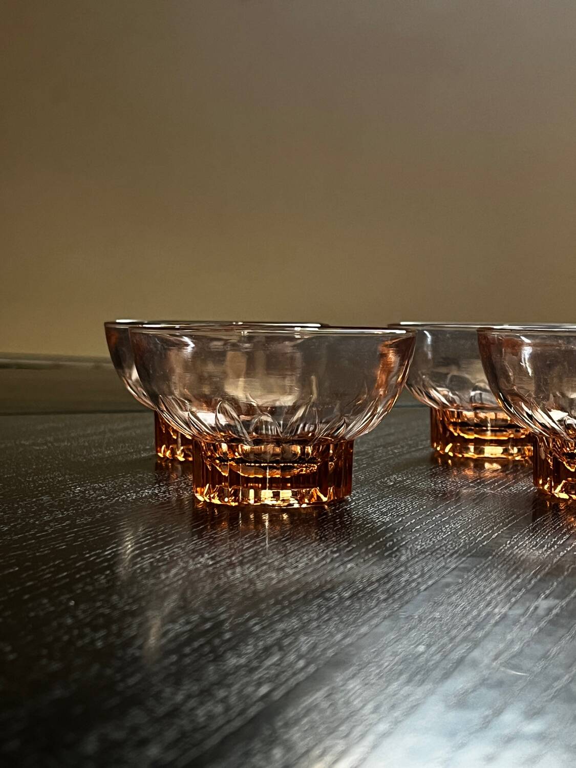 1950s pink glass