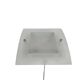 Faladesa & idearte - wall lamp - frosted glass - metal - Spain - 80s