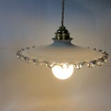 Vintage opaline hanging lamp