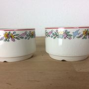 Mugs Les Amoureux de Gien, by Marie Pierre Boitard, breakfast service