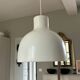 2 metal pendant lights - Sweden 70s/80s