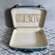 Vintage suitcase set Air France stewardess, cosmetic case, hard shell suitcase, hat box