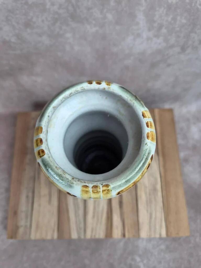Large candlestick vase Keraluc Quimper Bo4 decor G6 – Georges Allier