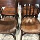 Set of 12 mismatched bistro chairs Baumann & Fischel 1930