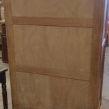 Parisian wardrobe vintags sliding doors in old pitch pine 193x115.5 cm