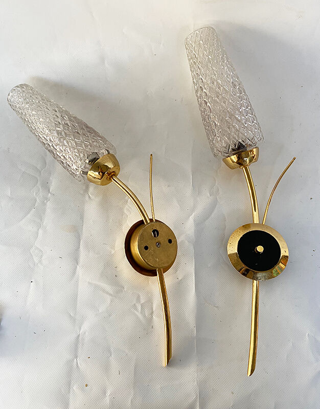 Pair of golden sconces