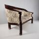 Biedermeier Walnut Veneer Sofa