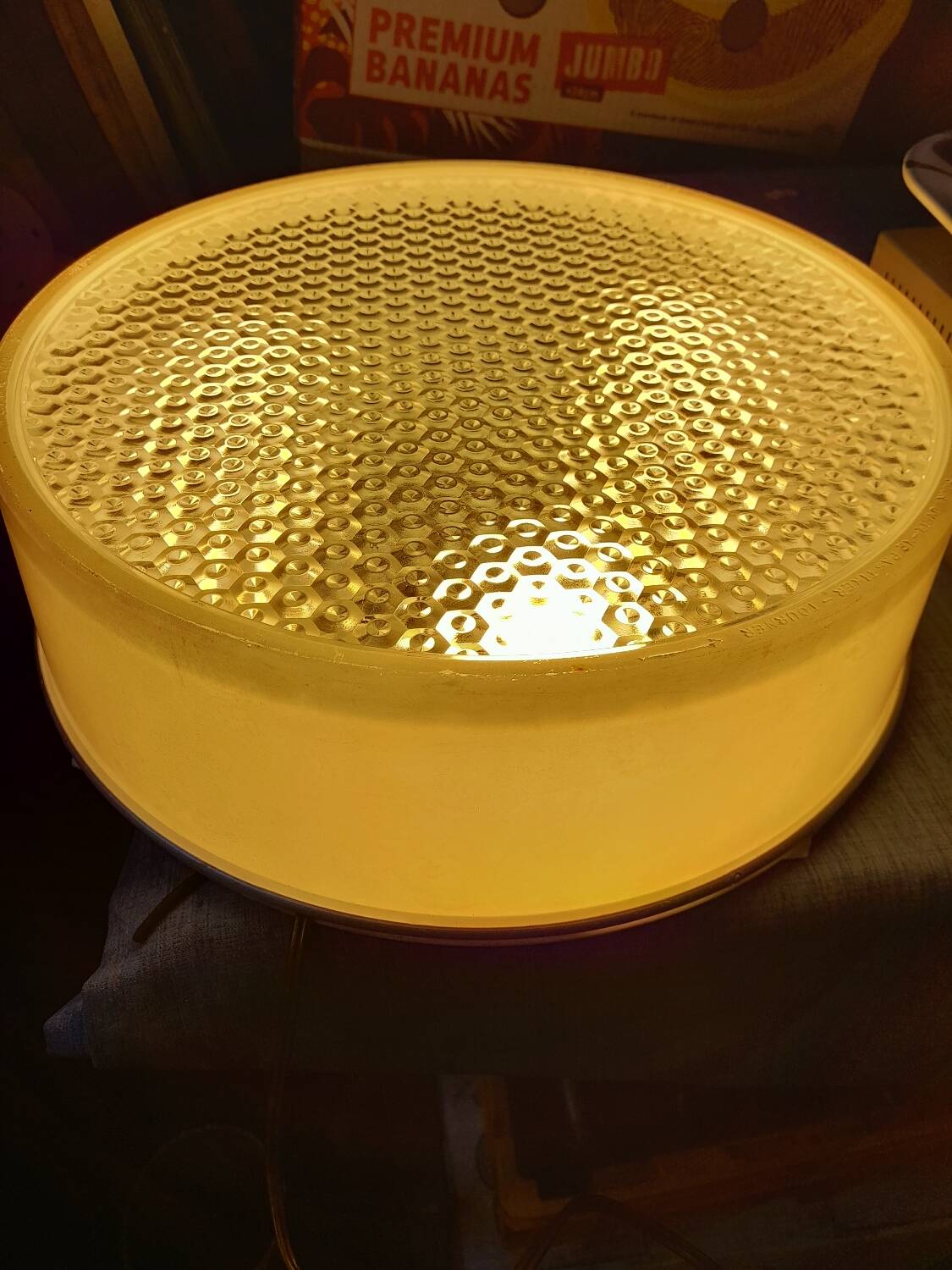 Holophane Prismopal glass wall light