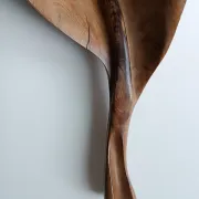 Falcon olive wood fruit bowl spain 1960