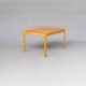 Oak veneer dining table 70s