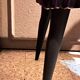 Tabouret repose pied bois restauration tapissière XX meuble d'appoint