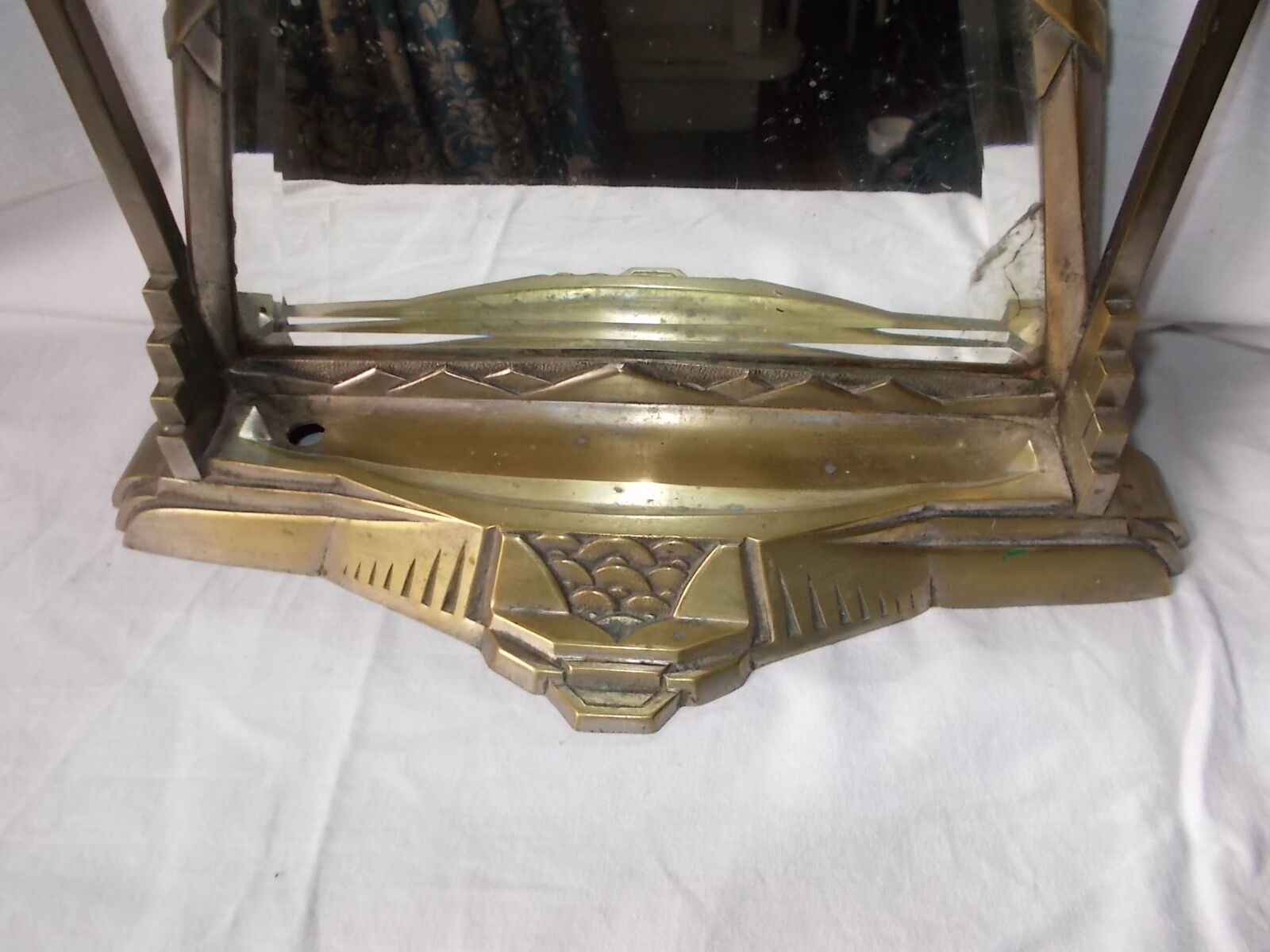 Art deco table mirror 34x32cm