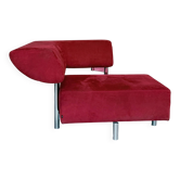 Red Alcantara Arthe Lounge Chair By Cor