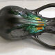 Amphora vase in metallic stoneware